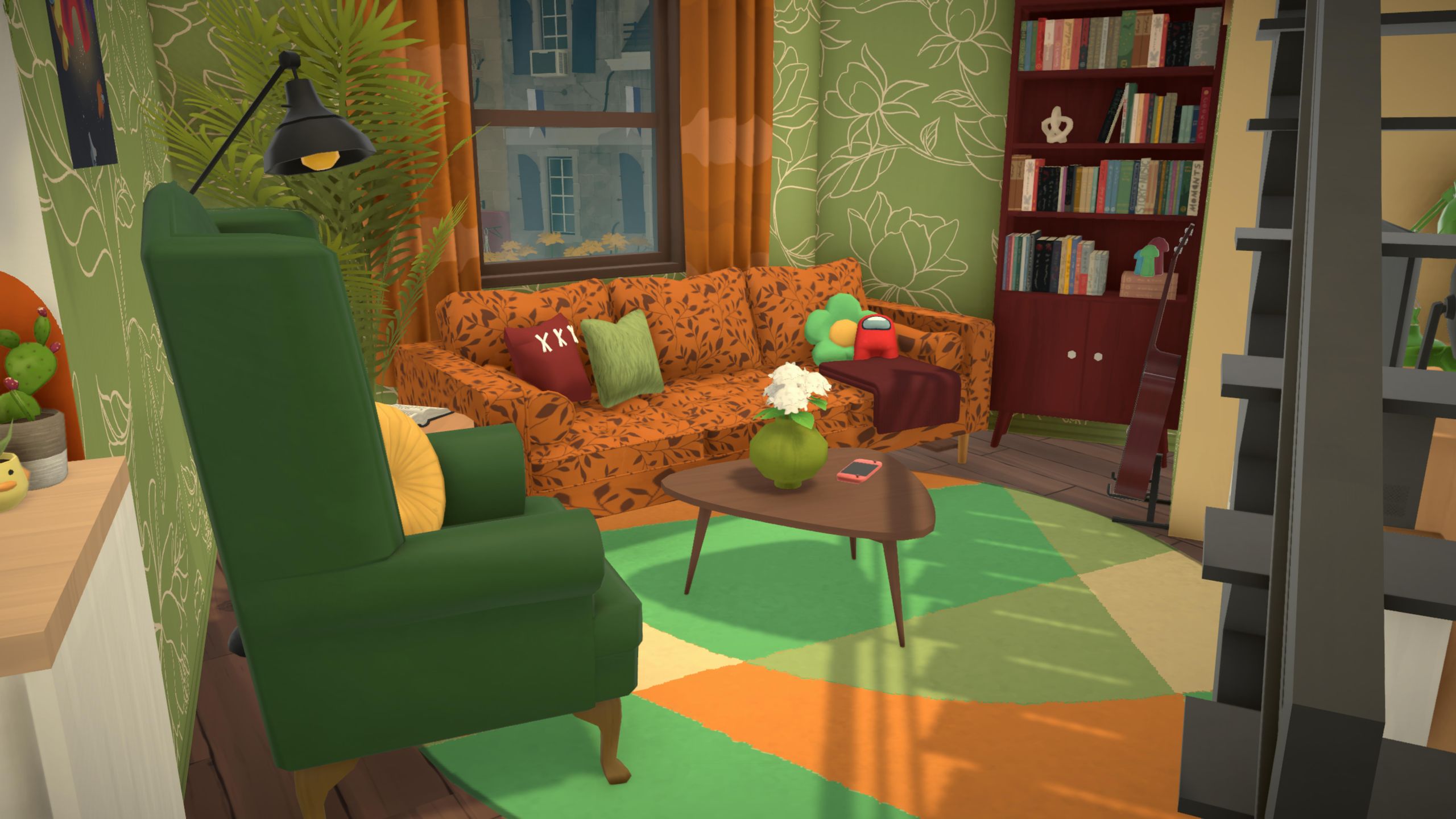 Green-orange flat image 5