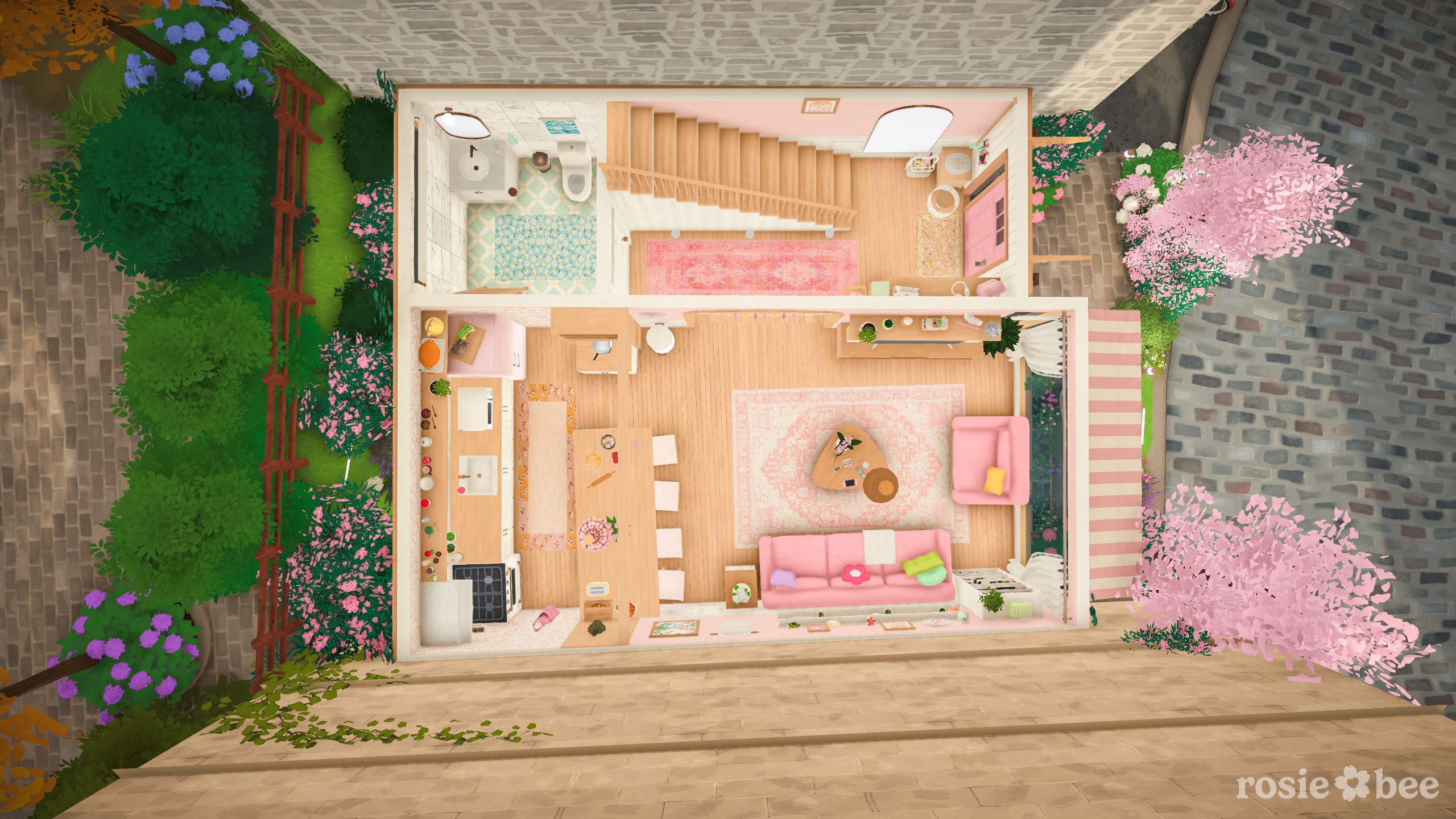 Cozy Pink Townhouse (CC) image 2