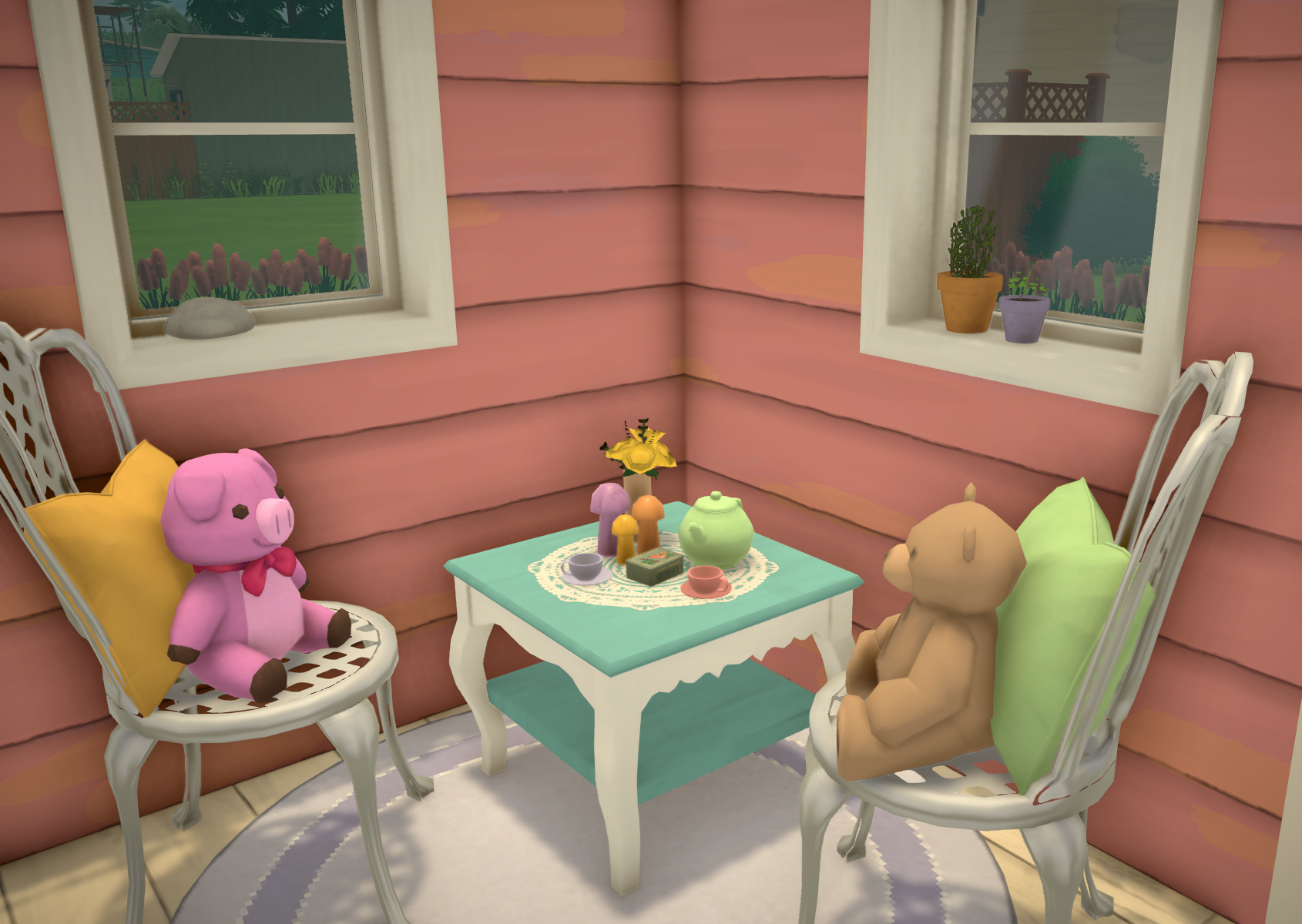 Pink playhouse for the backyard (cc free) image 3