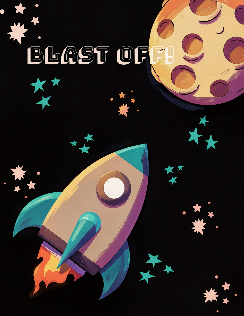 Space Fun Prints image 1