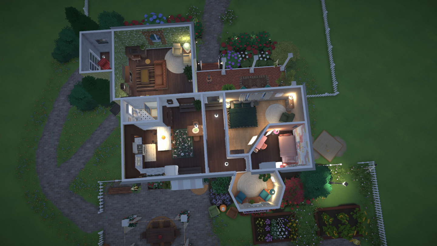 NaNa and PaPa's House-No Mods or CC- Lore in Build/Read description image 7