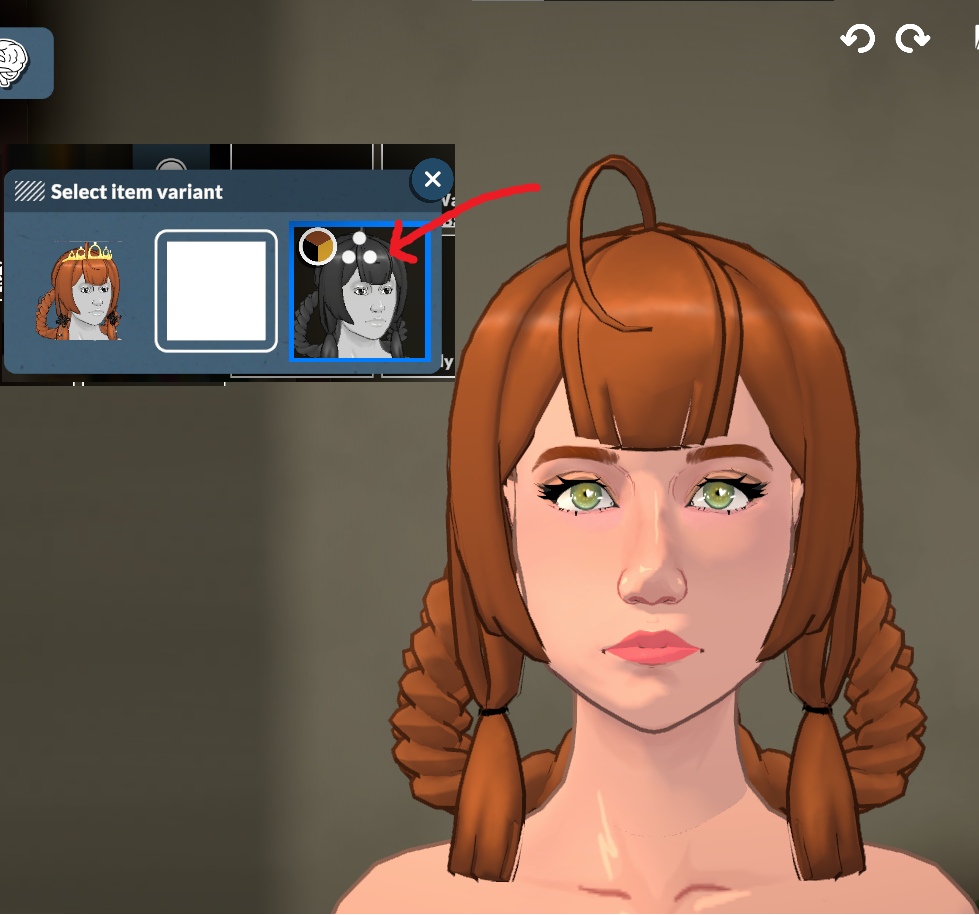 Princess Hair (+Variant removes tiara and ribbons) image 3