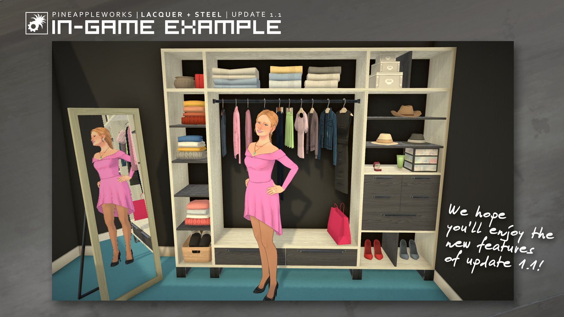 | PaW | Lacquer+Steel | Furniture Pack with 85 pieces image 9
