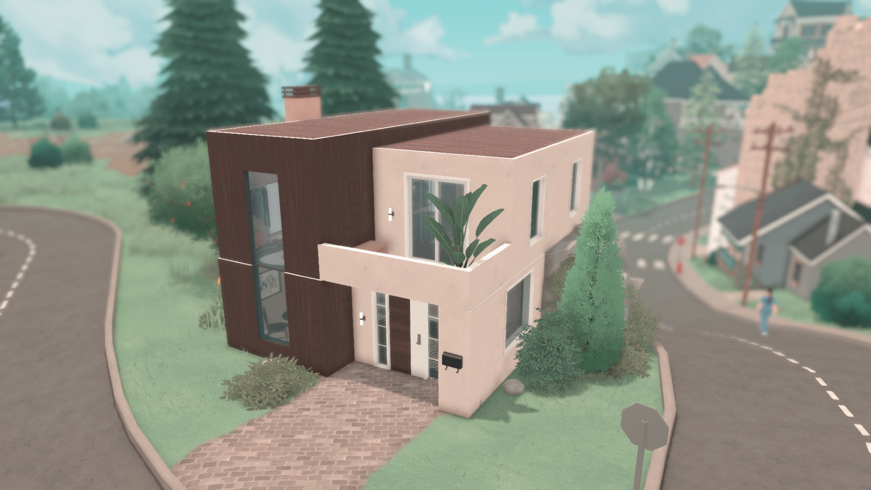 Modern House on Rocks image 1