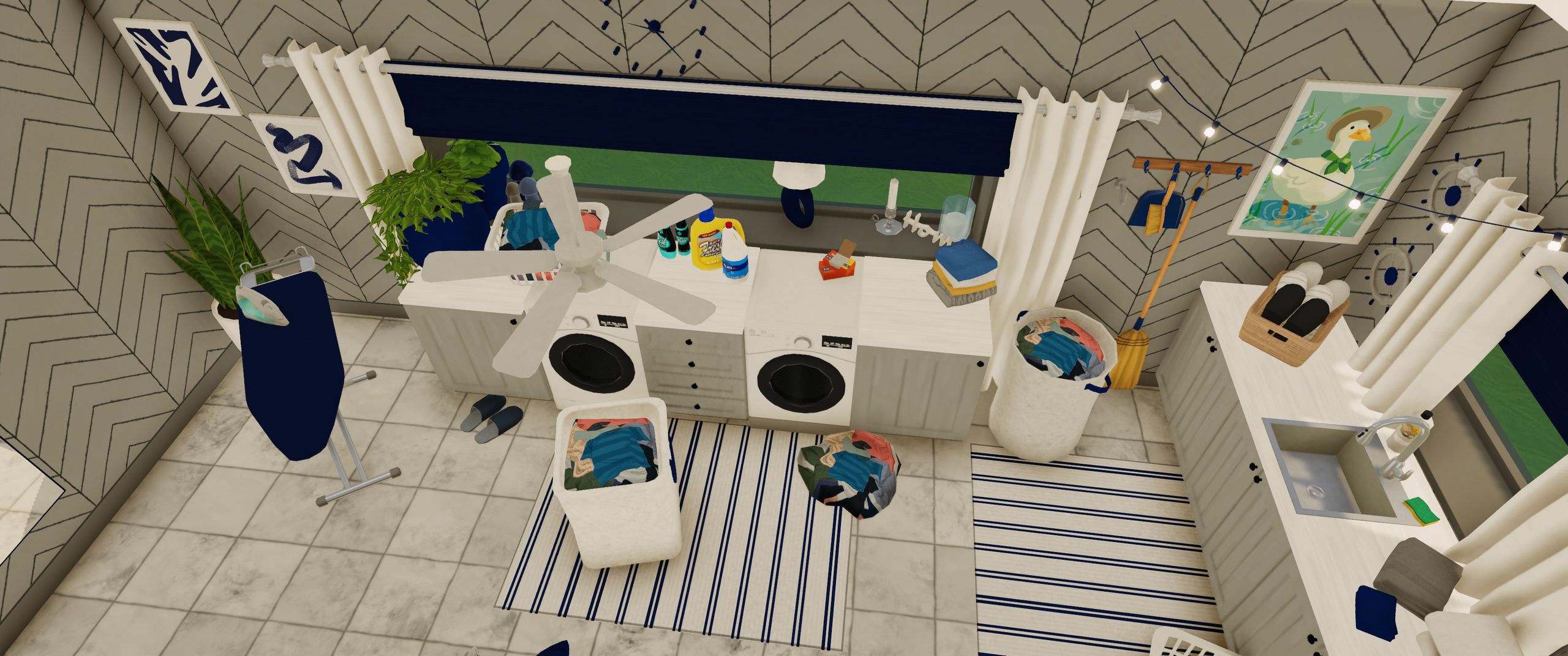 Nautical Laundry Corner image 5