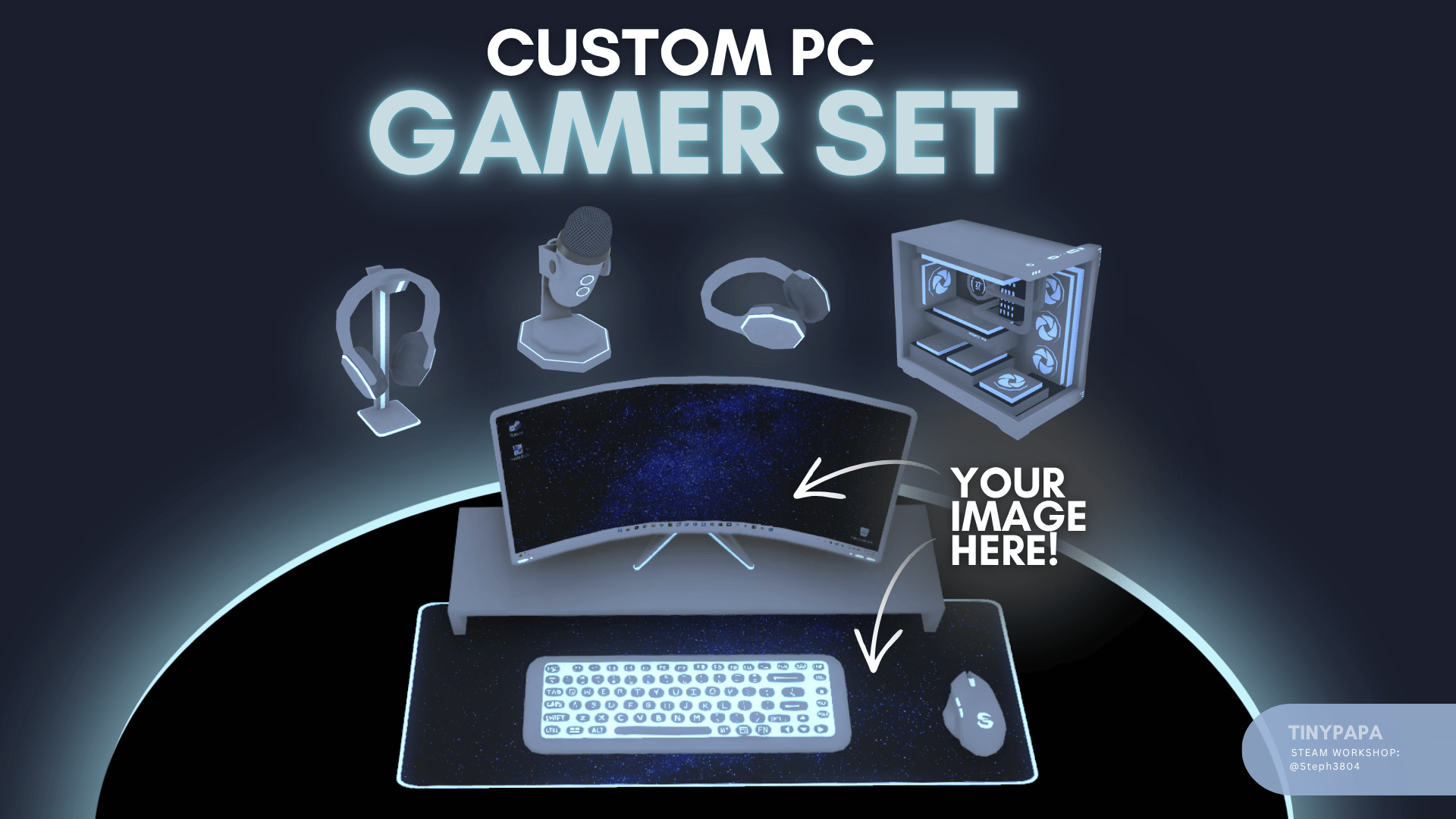 [tinypapa] Custom PC Gamer Set image 1