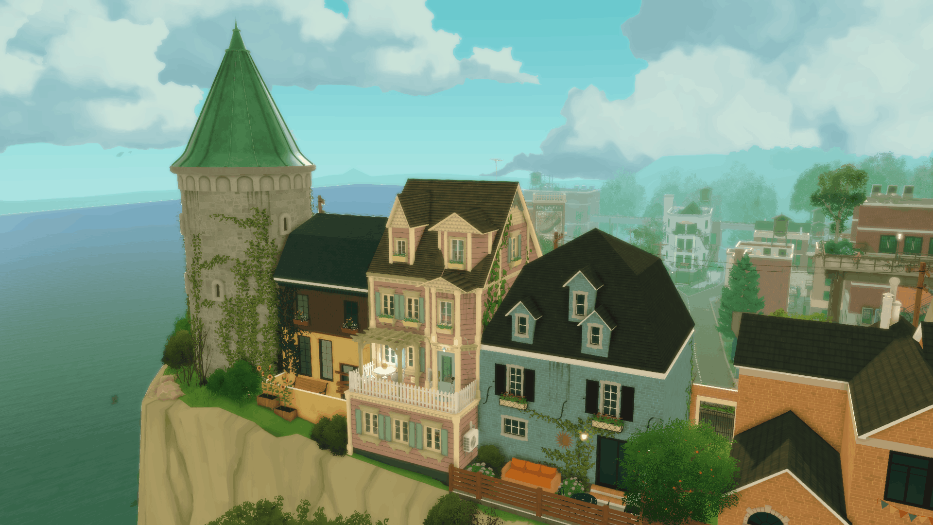 Trans Pride townhouse- Pink & Blue 4 Story Family Home image 1