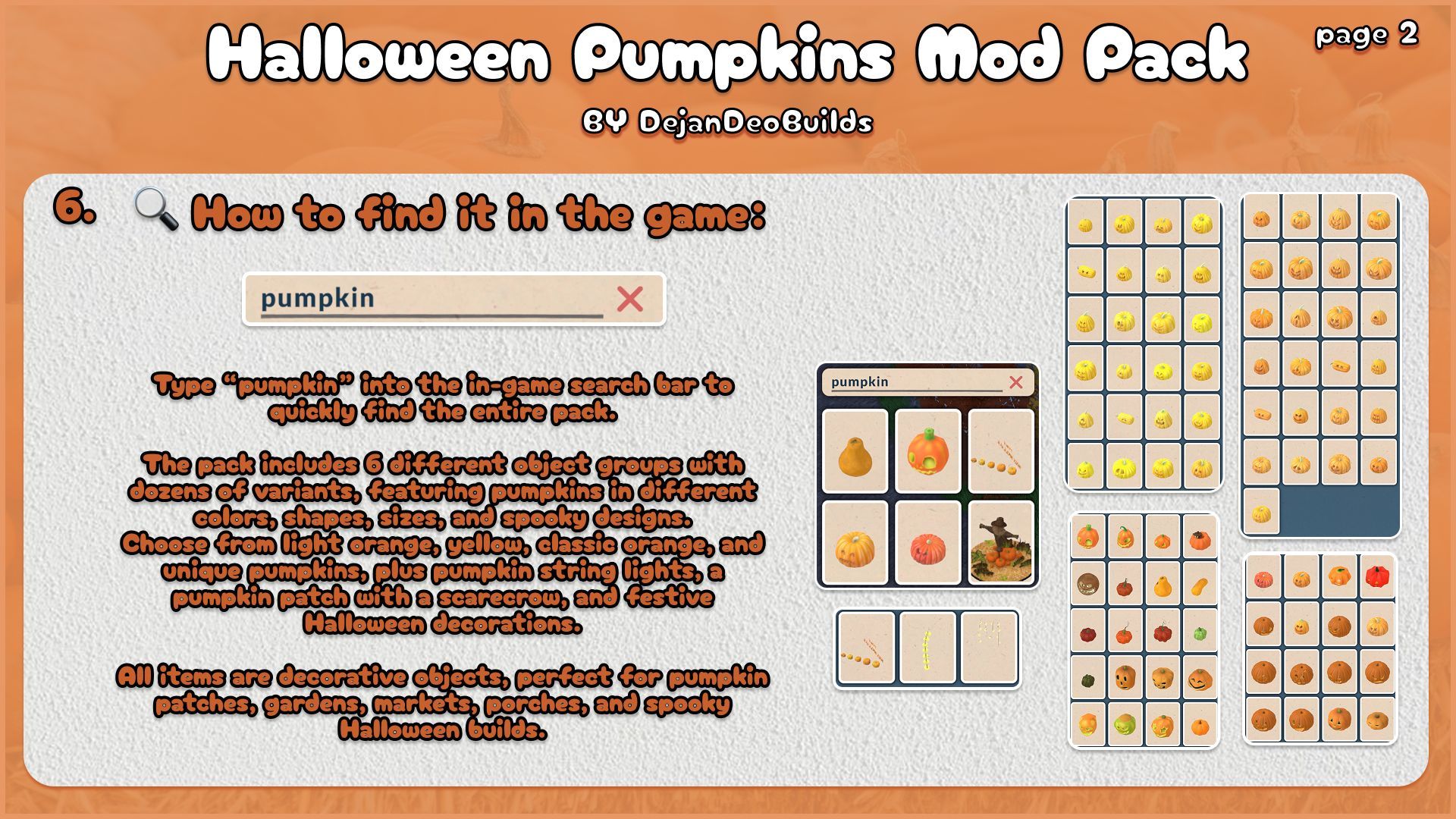 Halloween Pumpkins Mod Pack image 3