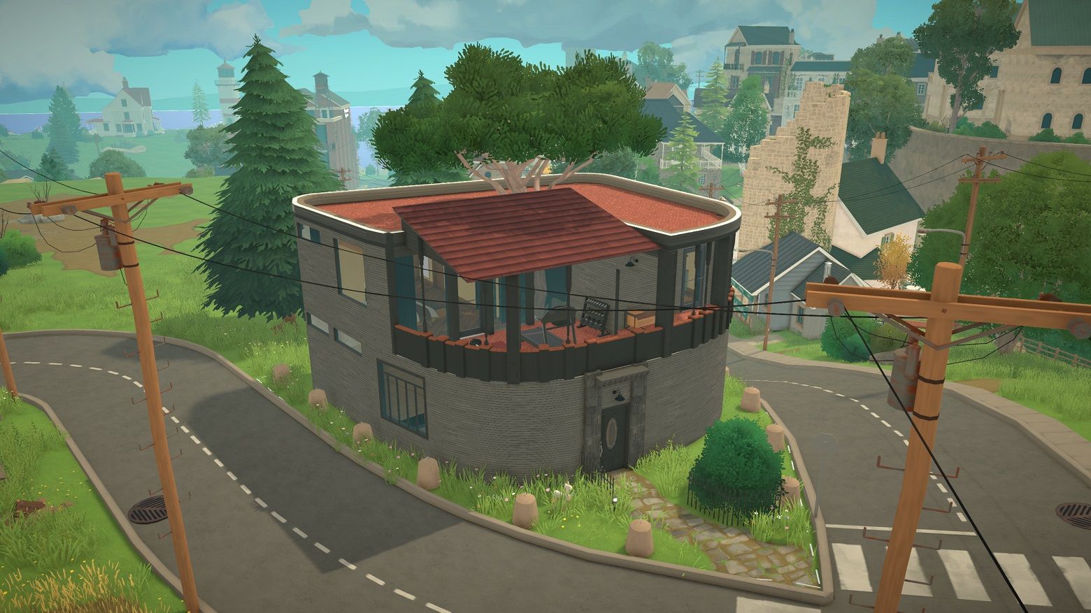 A house built around a tree image 3