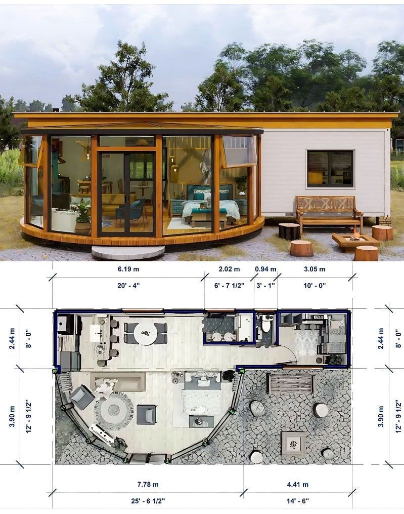 my first house with an almost circular wall image 1
