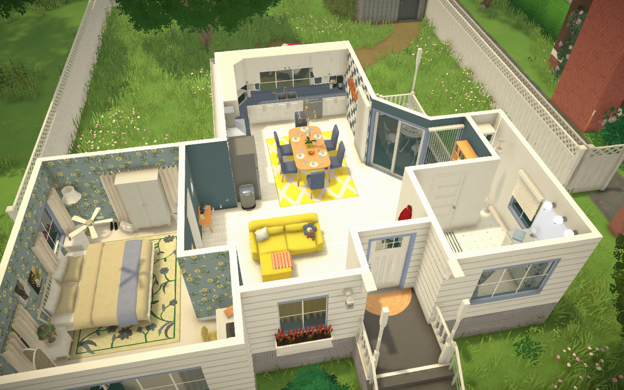 White Suburban w/ Blue Accents (1Bath/1Bed) image 7