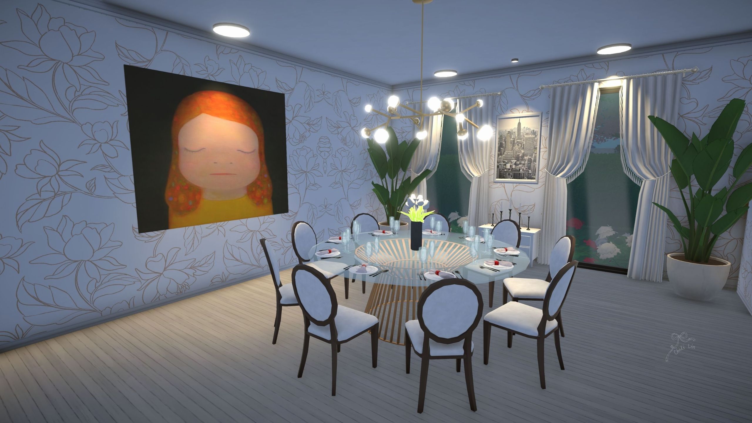 3-Story Elite Residence | 絲絨湛藍．三層頂級私邸 image 9