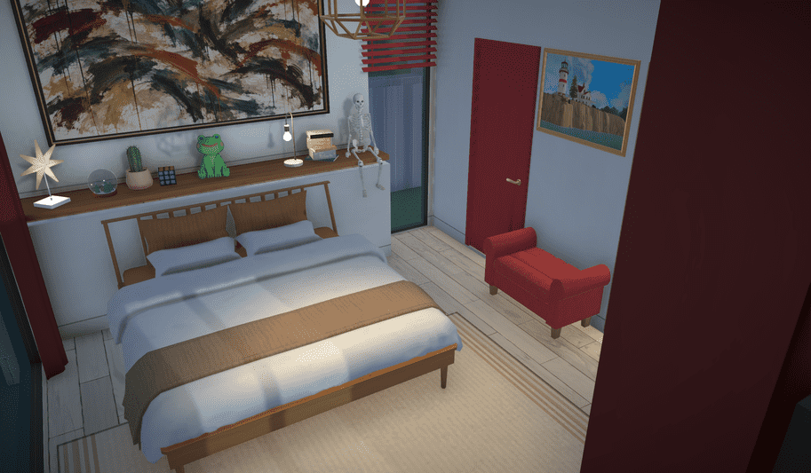A luxury house with pool, 2 bedrooms, custom kitchen and cozy saloon image 6
