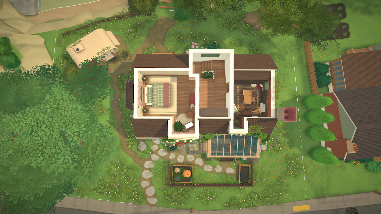 Cosy Overgrown Cottage | No CC No Mods image 3