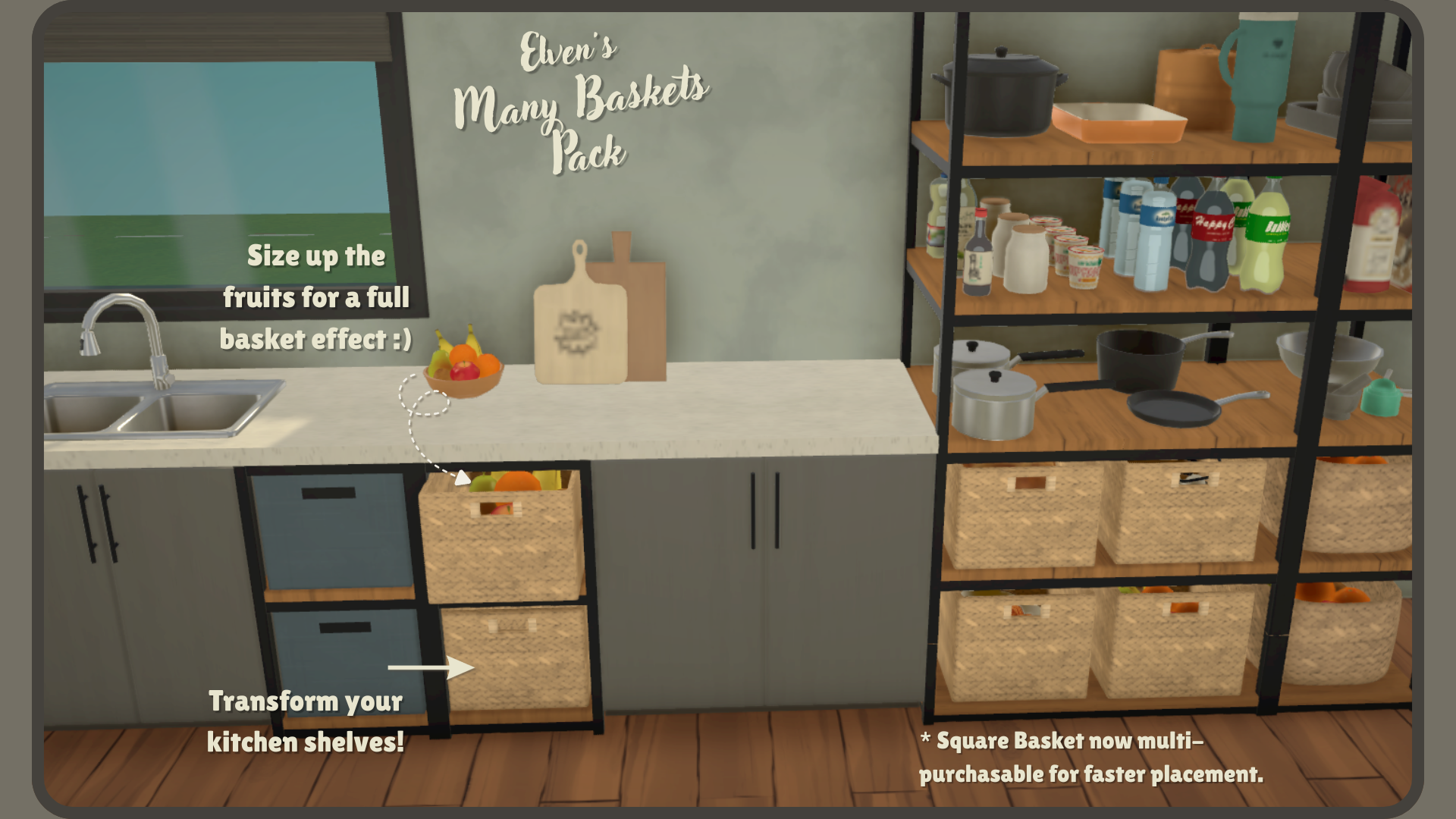 Elven's Many Baskets Pack image 3