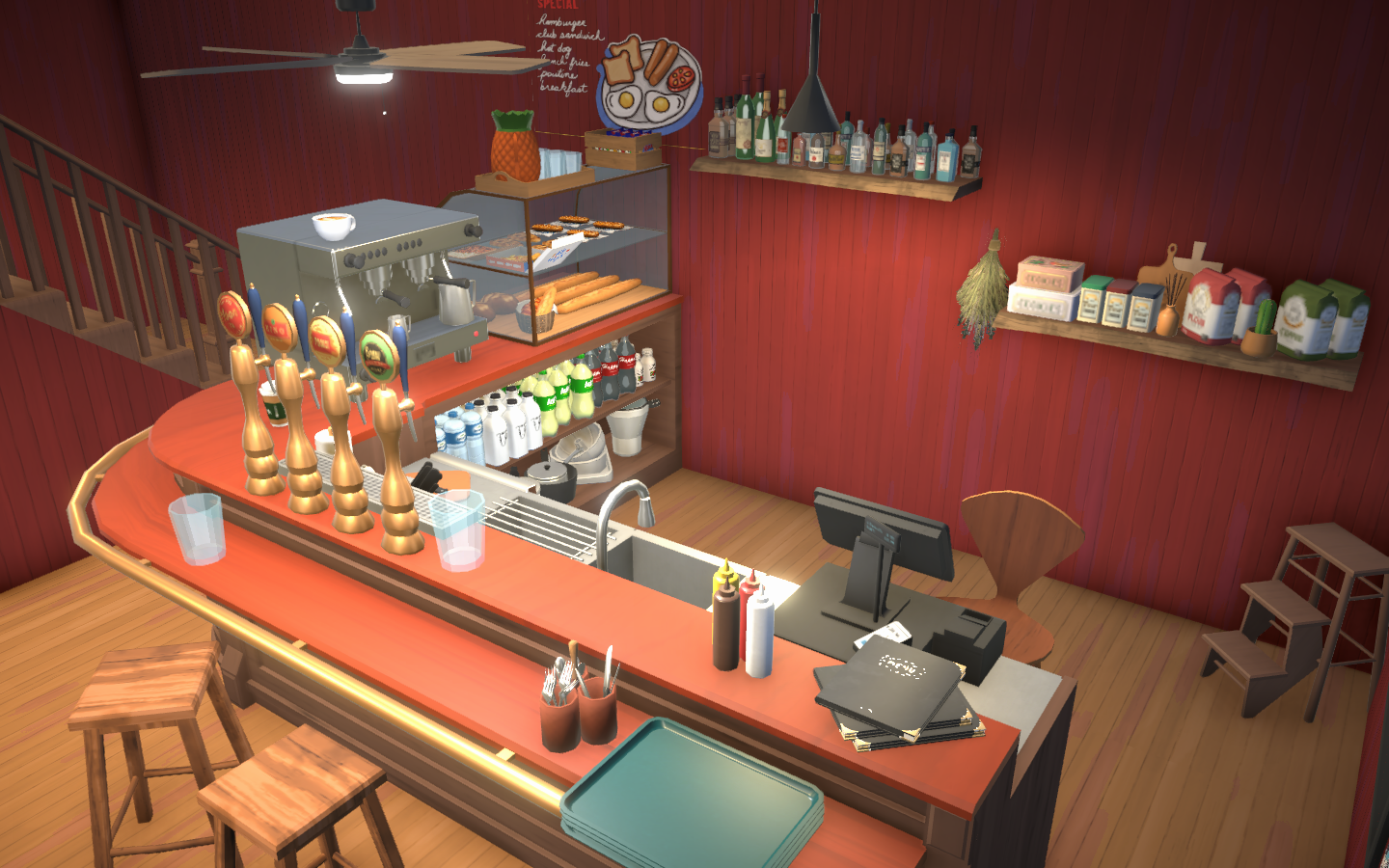 country themed barn bar image 4