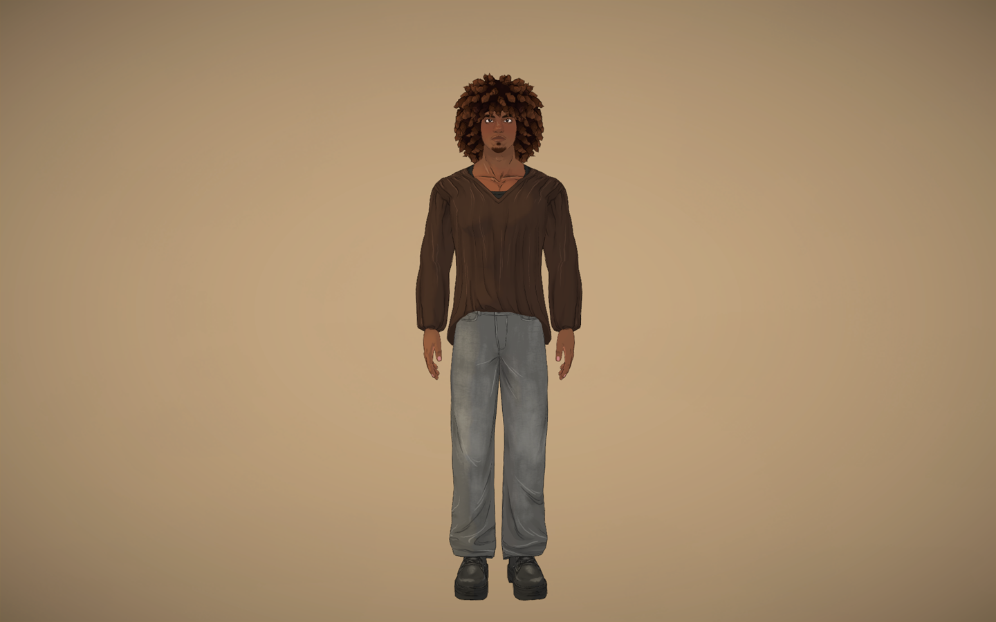 [vyx] PAM BG - Flat Beige image 1