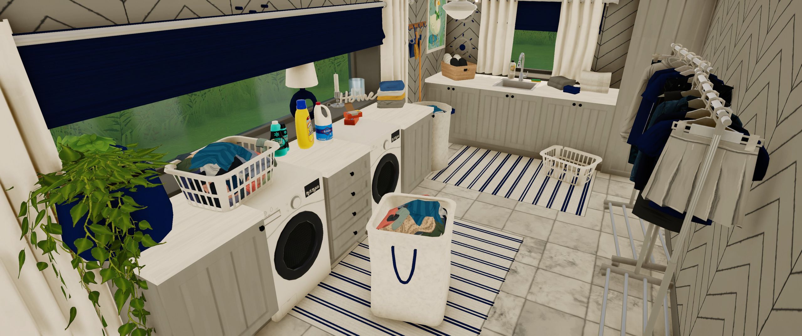Nautical Laundry Corner image 6