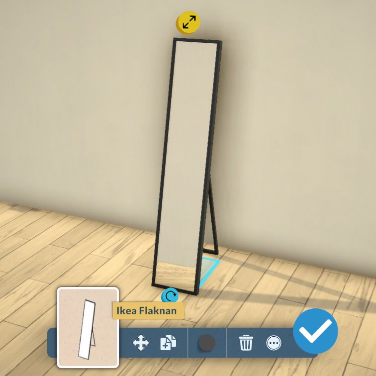 Ikea Flaknan Mirror image 1