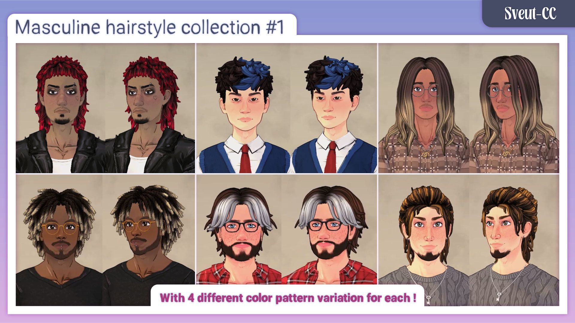[Sveut-CC]_MasculineHairCollection01 image 1