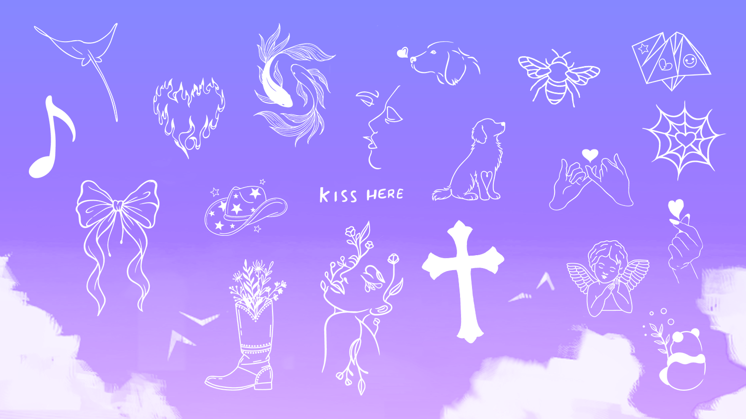 Outline Tattoos Pack - Vol.5 image 1