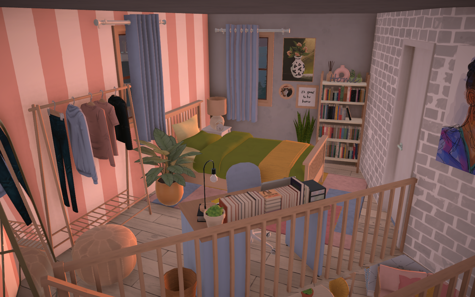 Cozy pinkish apartment image 3