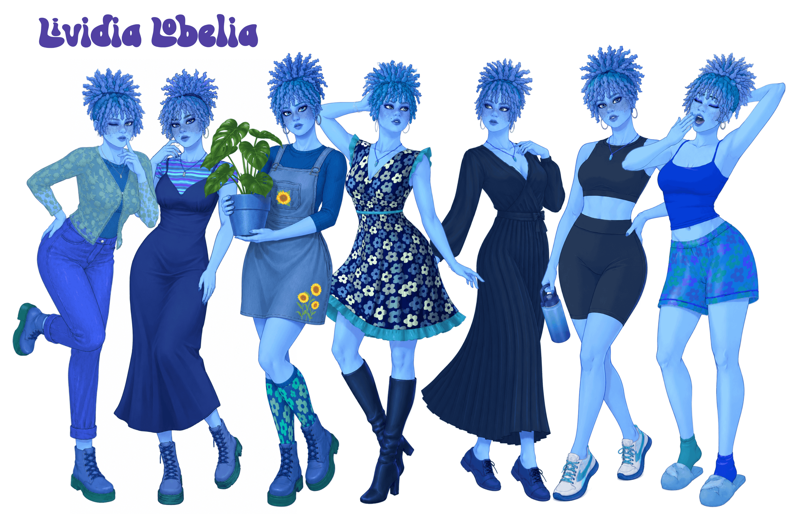 💙 Lividia "Liv" Lobelia - Paraberry Collection image 1