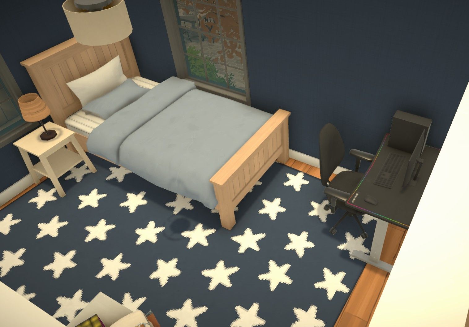 Simple multi-gen townhouse w functional spiral staircase  <29K image 7