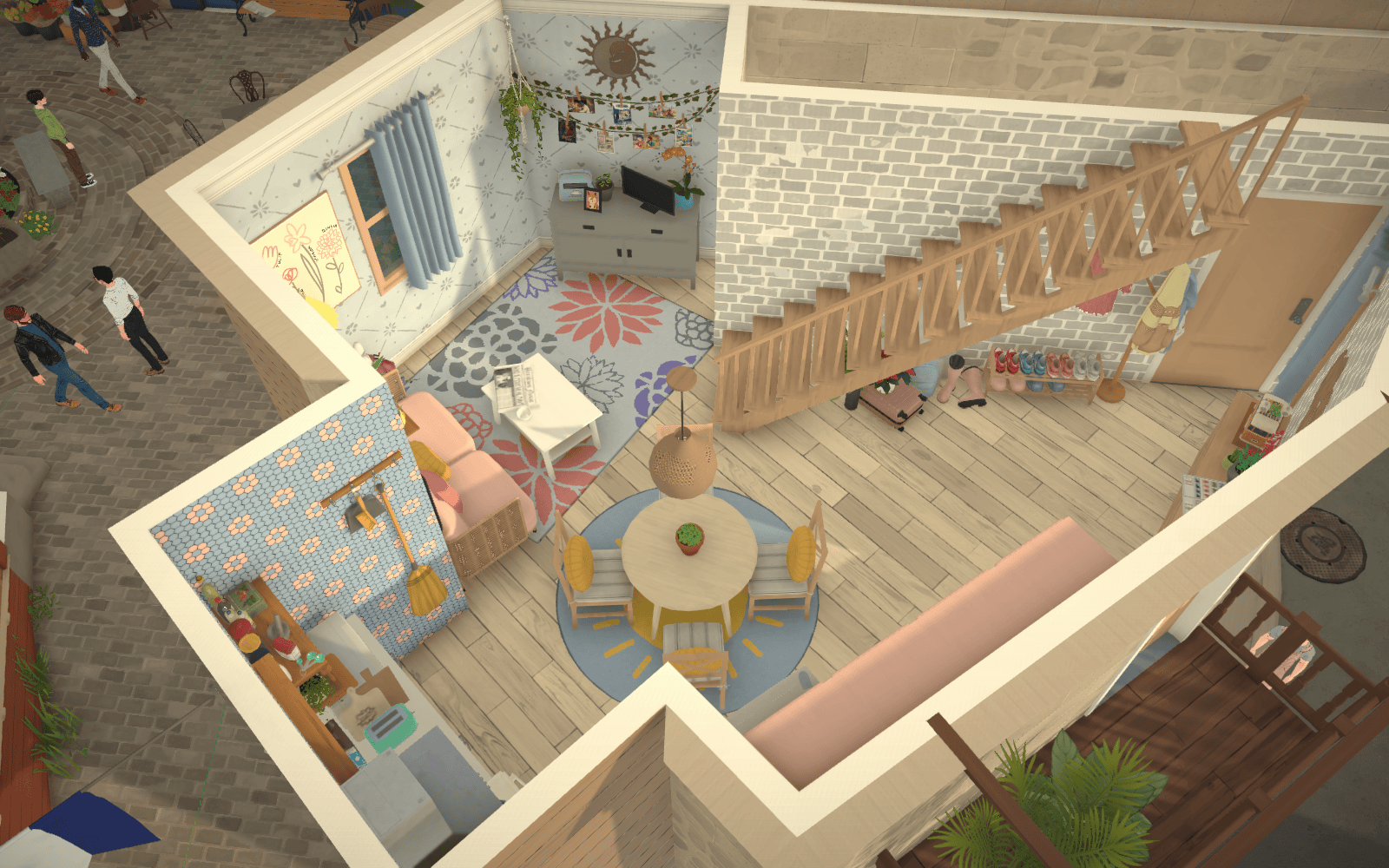 Cozy pinkish apartment image 5