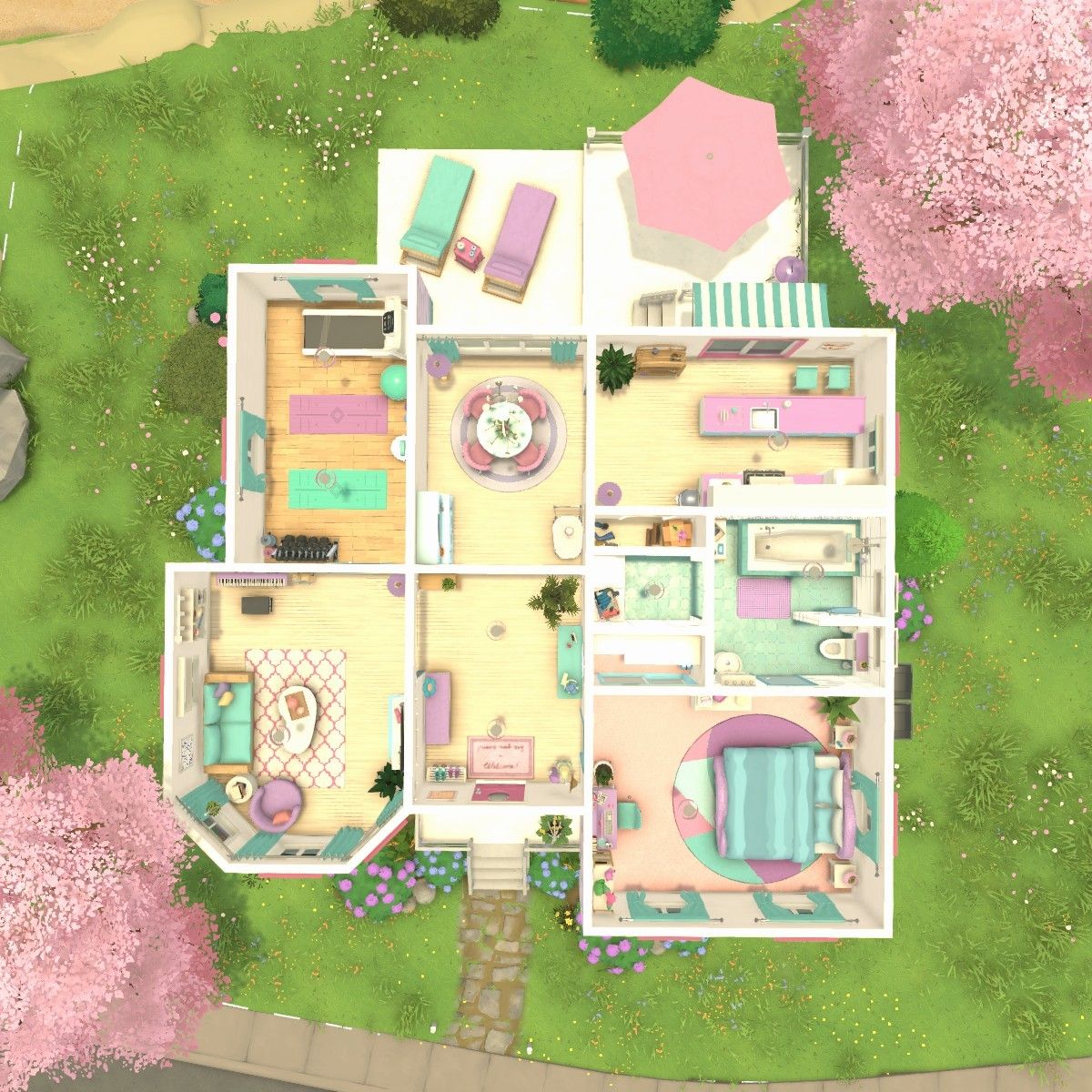 Pastel Mermaid Dream House (No CC) image 2