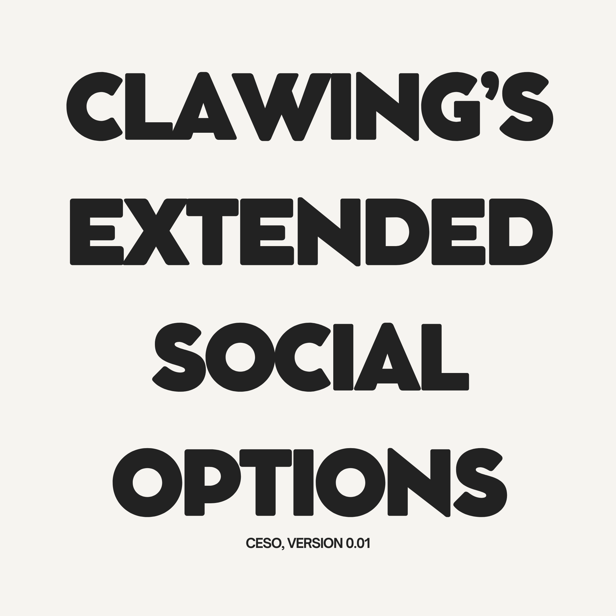 Clawing's Expanded Social Options image 6