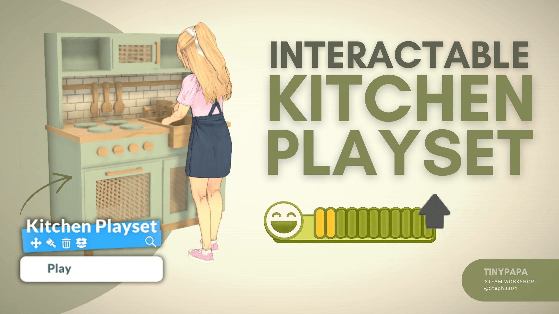 [tinypapa] 'Lil Para's Kitchen Playset image 2