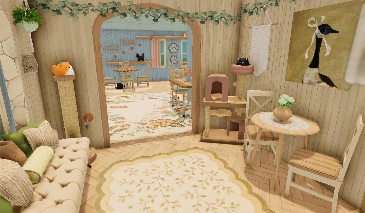 cat cafe/studying space image 8