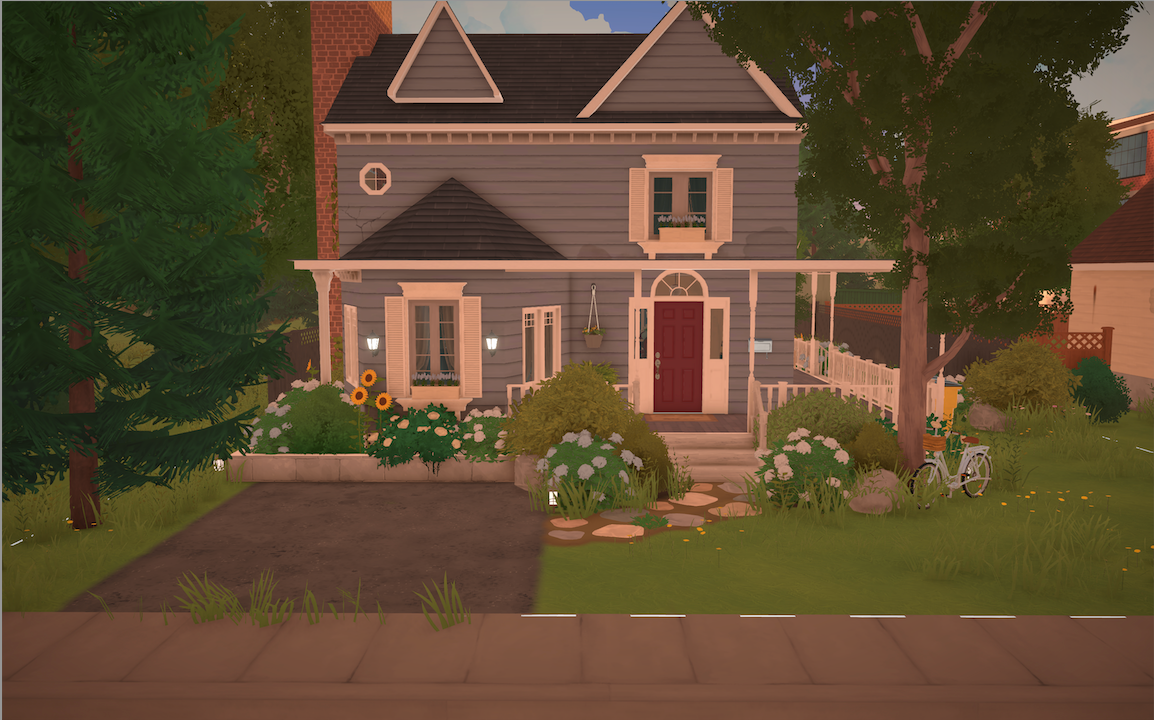 Blue Suburban House image 1