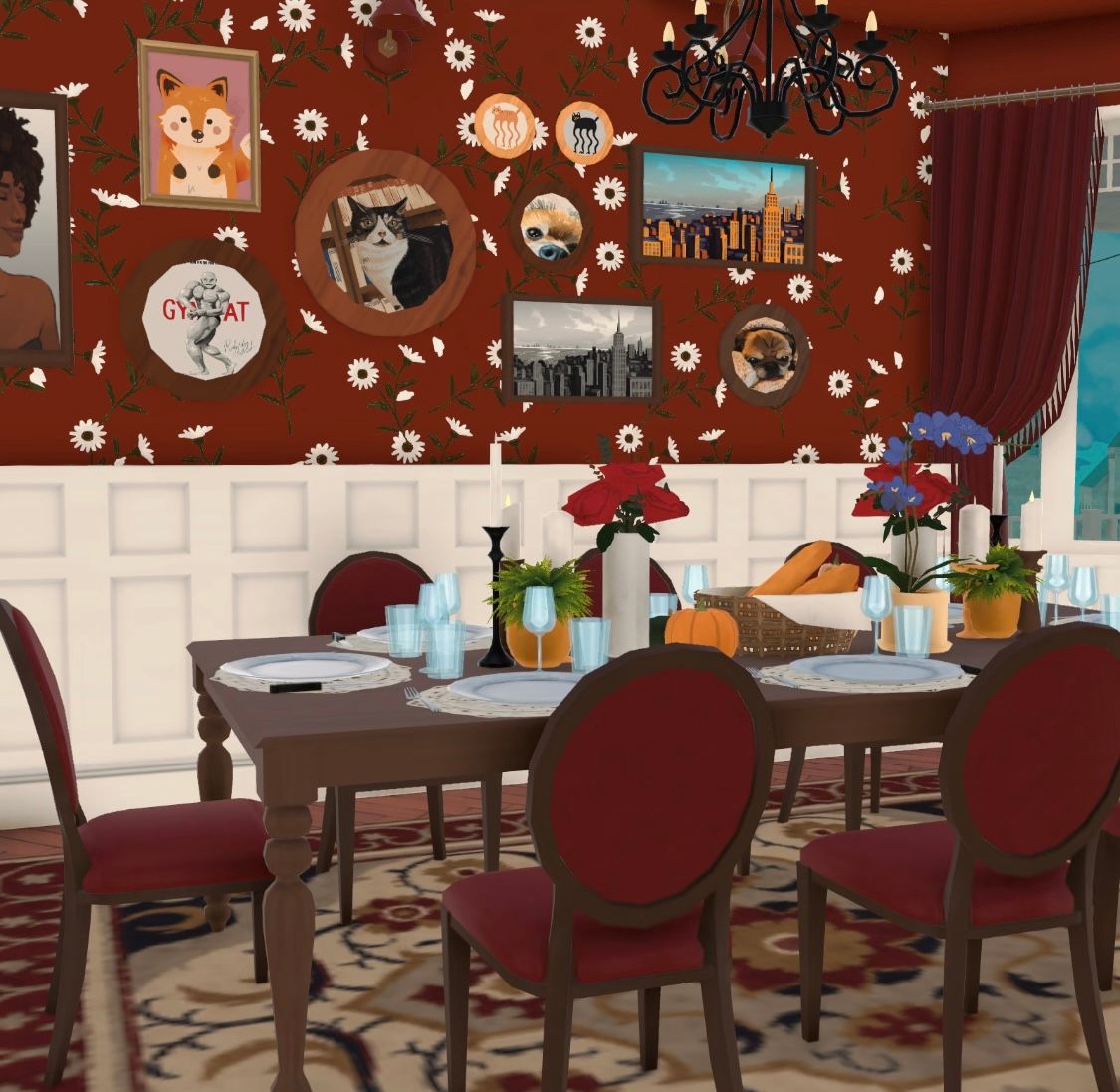 The Red & Blue Manor on the Hill image 7