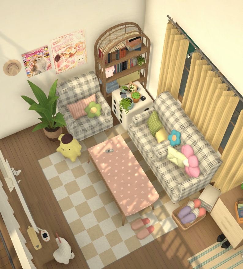 cute loft house build image 2