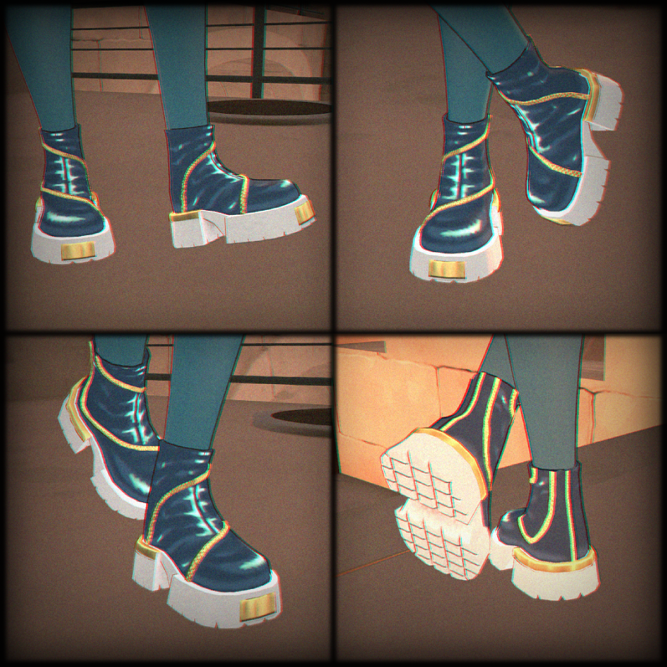 [Moons] Zipped Boots image 5