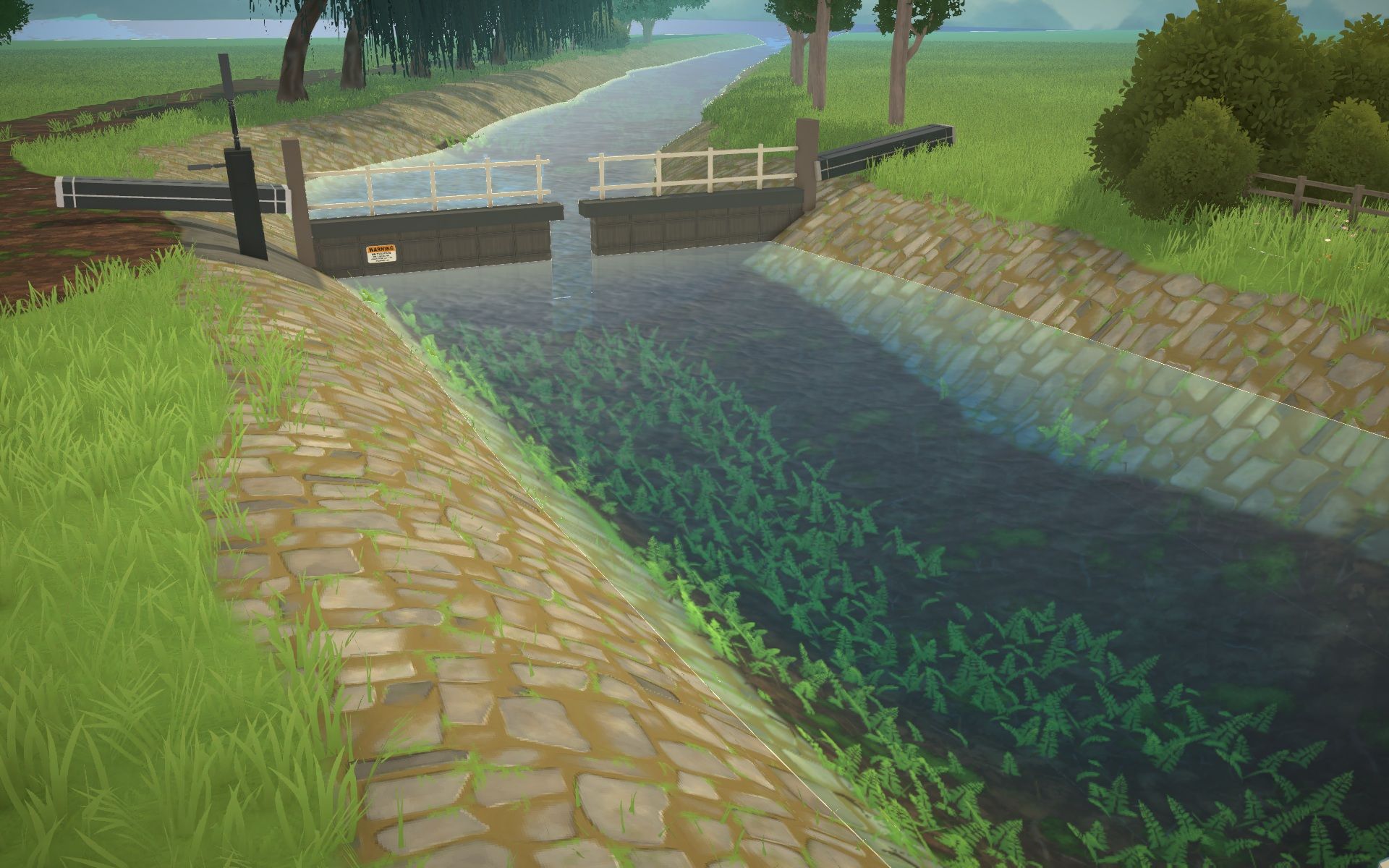 British Narrowboat on the Canal image 9