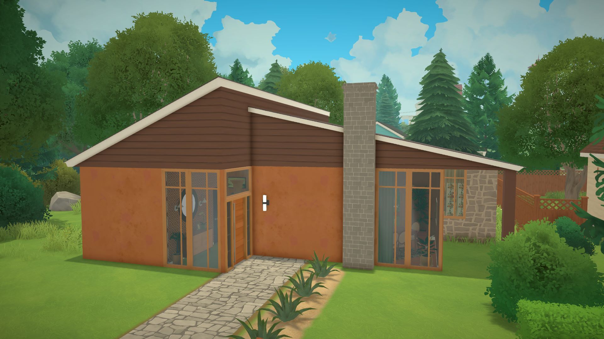 70s house with a central grooving area image 14
