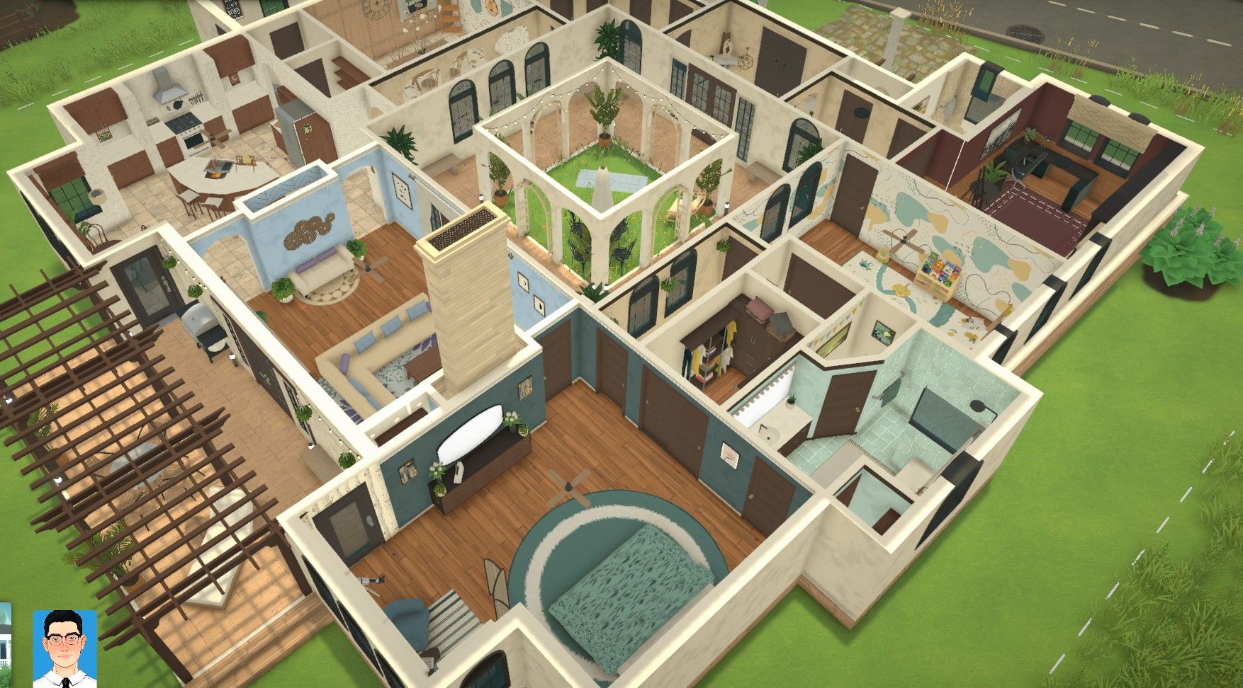 Mediterranean w/ Central Courtyard - Sanrielle image 5