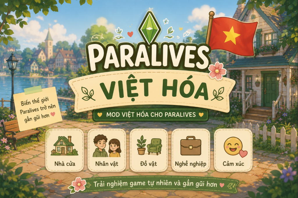 Việt Hóa Paralives image 1