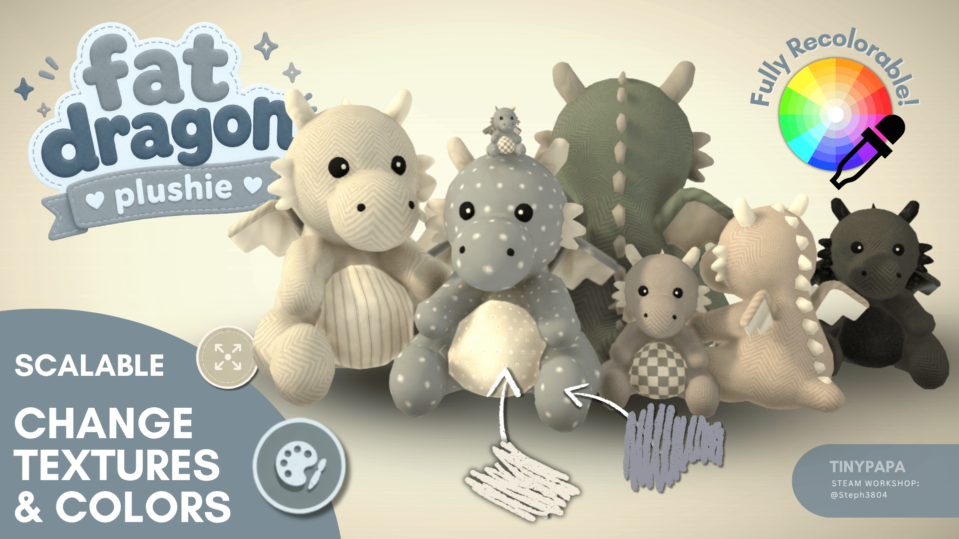 Fat Dragon Plushie image 1