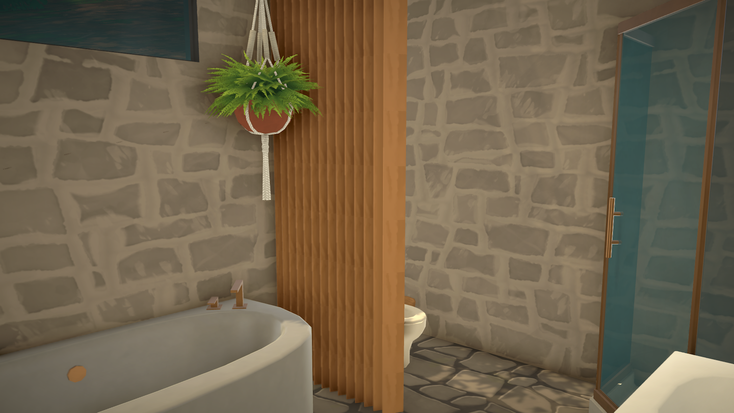 Lofted Log Cabin Starter Home | No CC No Mods image 11