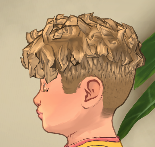 [Toddler] Hair "CurlyUndercut" image 2