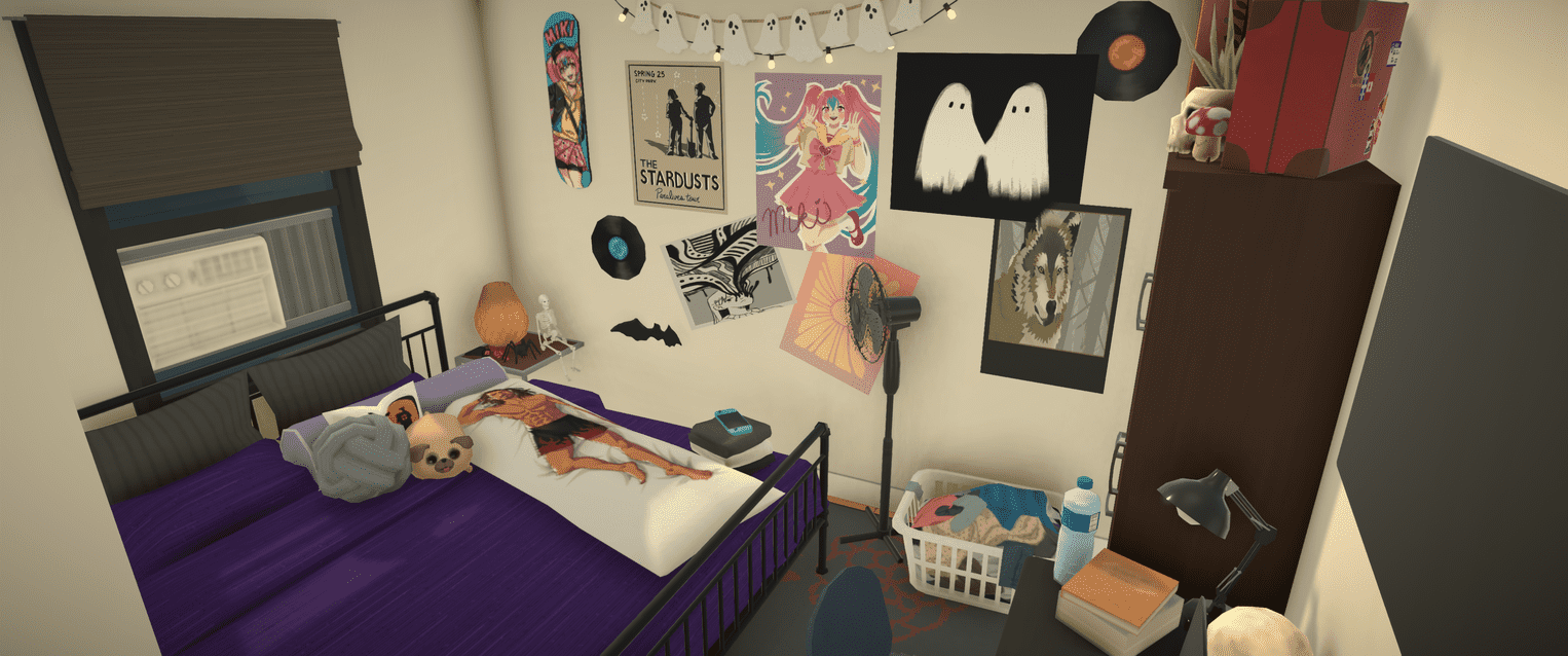 Cluttered Convenience Store with Apartment image 12