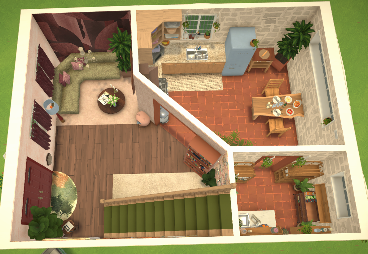 bea's 3 story apartment, top floor unfurnished image 1