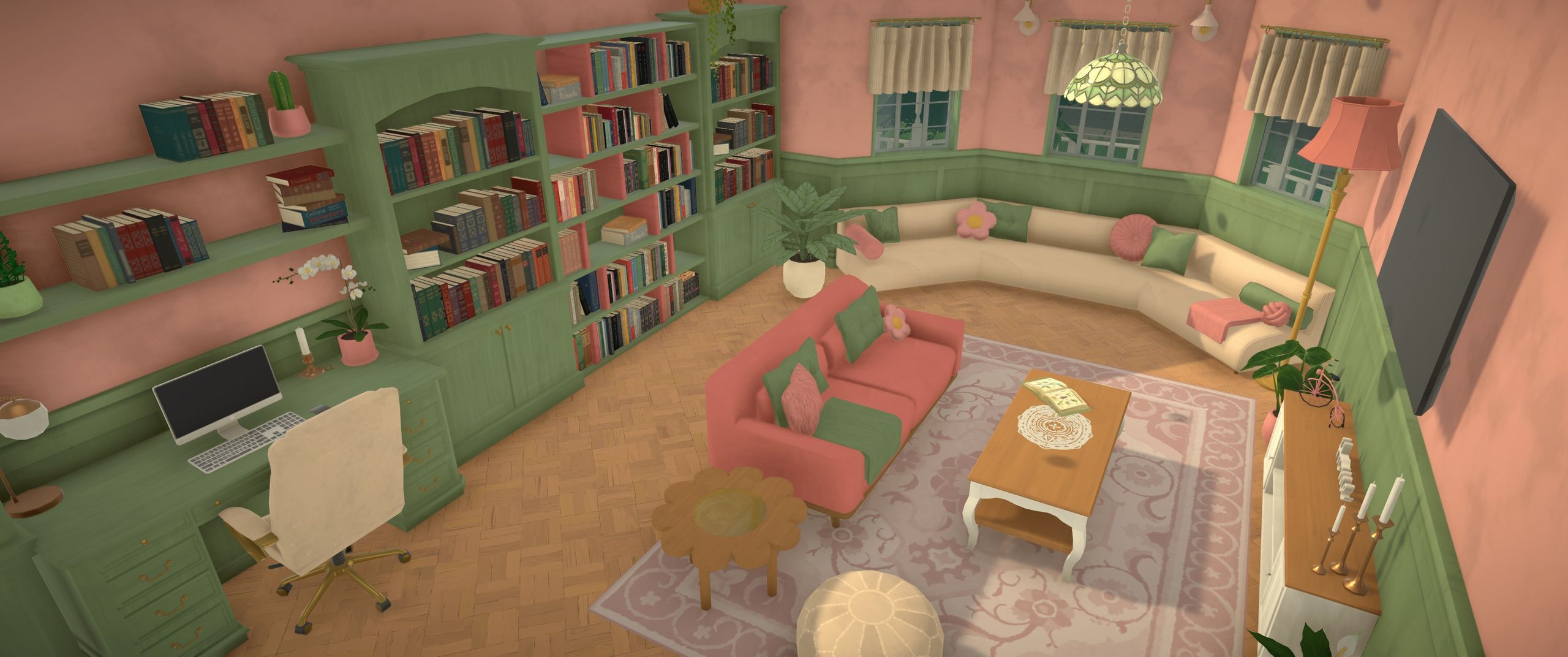Pink- Green Dream House image 6