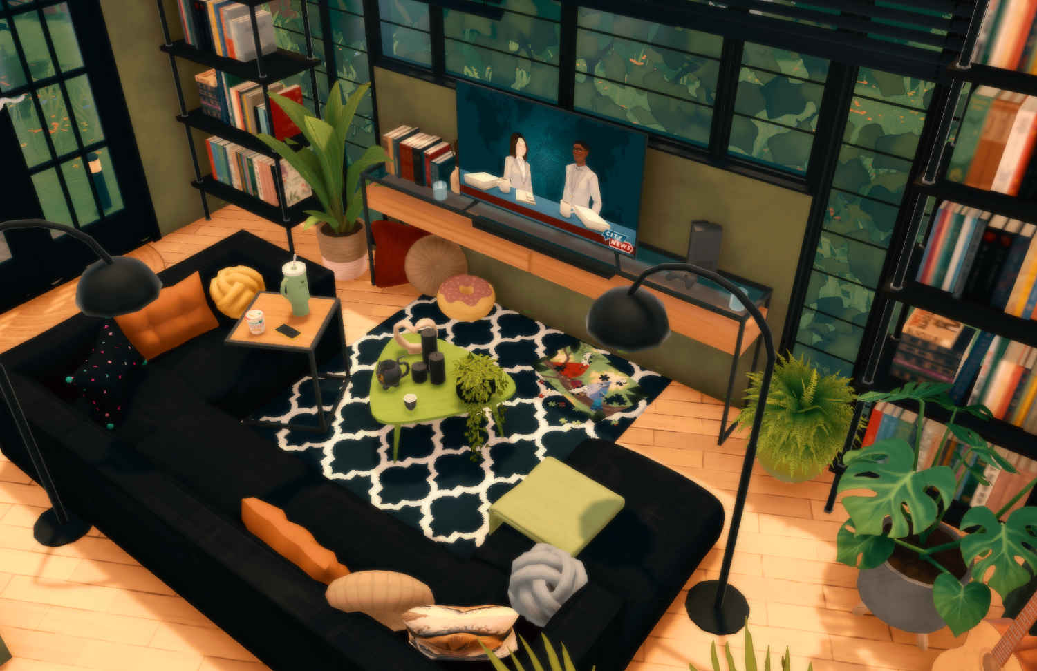 Cozy Boho Mid-Century Modern image 1