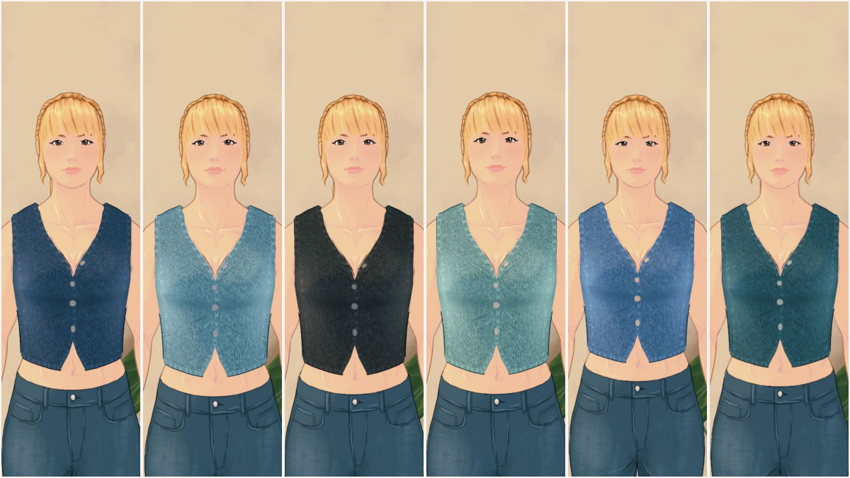 Button Up + Cropped Vest by Cosmolojay image 5