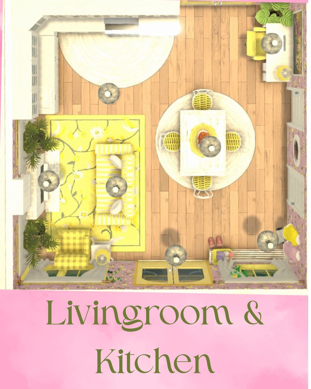 Cute Yellow Cottage Home image 1